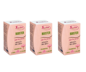 BOOSTER קולגן | ביוטין וחומצה היאלורונית | מכיל 60 כמוסות | סנסי טבע | Sensi Teva