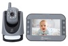 אינטרקום לתינוק דיגיטאלי, דו כיווני עם מצלמה מתכווננת ומסך ענק דגם מרתון 350 - אפור