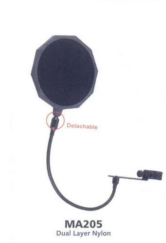 מגן רוח למקרופון משושה עם זרוע MA205 Alctron