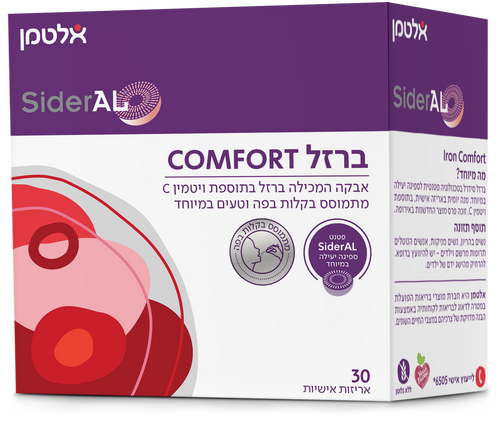 ברזל קומפורט 30 אריזות אישיות אלטמן Iron Comfort 30 ea Altman