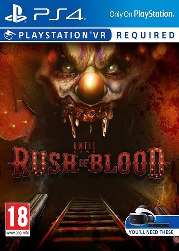PS4 UNTIL DAWN RUSH OF BLOOD