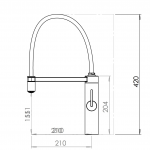ברז מטבח דונטלו SHonY