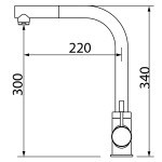ברז נשלף אל פורם כרום SHonY