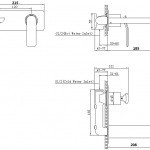 ברז קיר סדרת זהב מבריק  51301 SHonY