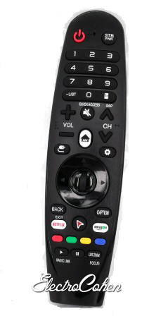 שלט רחוק תואם ‏לטלוויזיה חכמה LG AN-MR650A 