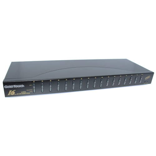 מתג/סוויטצ 16Ports USB & PS2 KVM Switch w/Cables