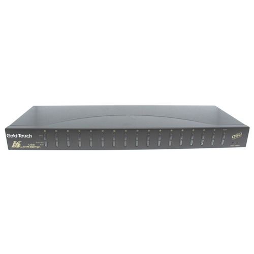 מתג/סוויטצ 16Ports USB & PS2 KVM Switch w/Cables