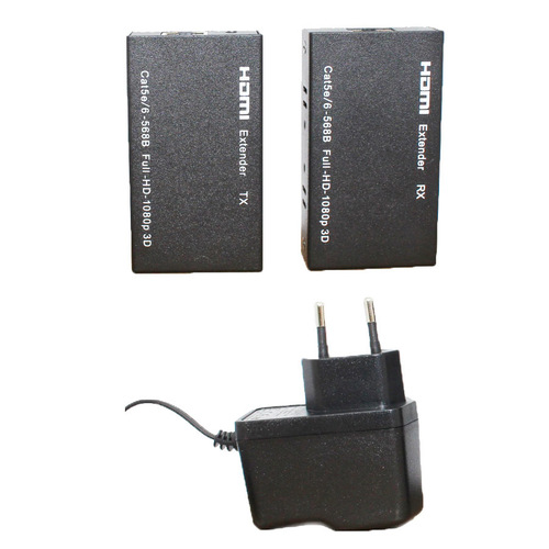 מתאם / מאריך Gold Touch HDMI Extender up To 60m  HDMI  