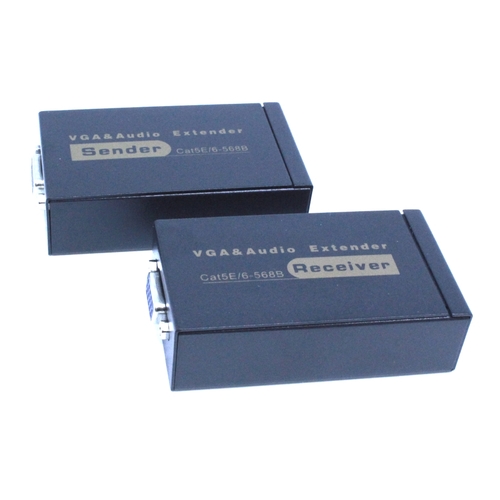 מגבר וידאו אלחוטי VGA Extender Up To 100M