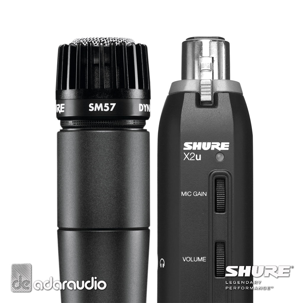 סט הקלטה דיגיטלי לשירה SM58-X2U USB