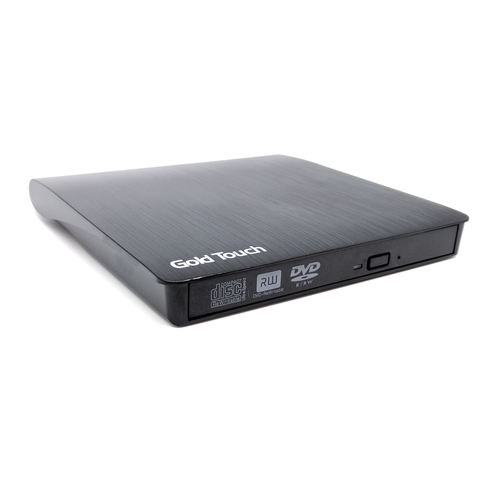 כונן CD חיצוני + צורב Gold Touch External Slim DVD-RW