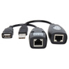 מתאם לכבל מאריך USB-RJ45 Extender