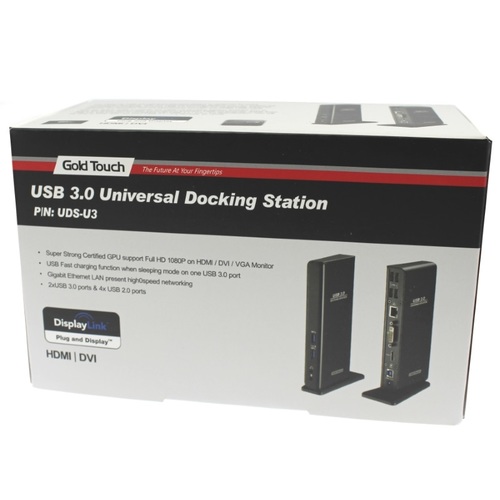 תחנת עגינה Gold Touch USB 3.0 Docking Station