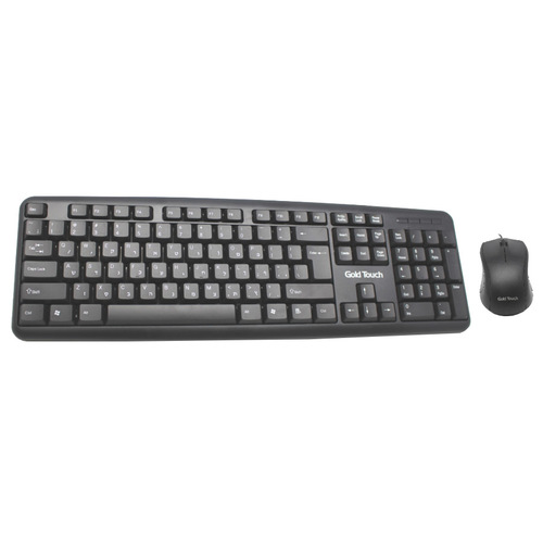 מקלדת ועכבר Gold Touch Combo Set Keyboard & Mouse
