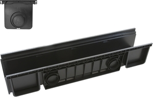 תעלת ניקוז TOP PVC עם רשת נירוסטה 20X100 ס"מ