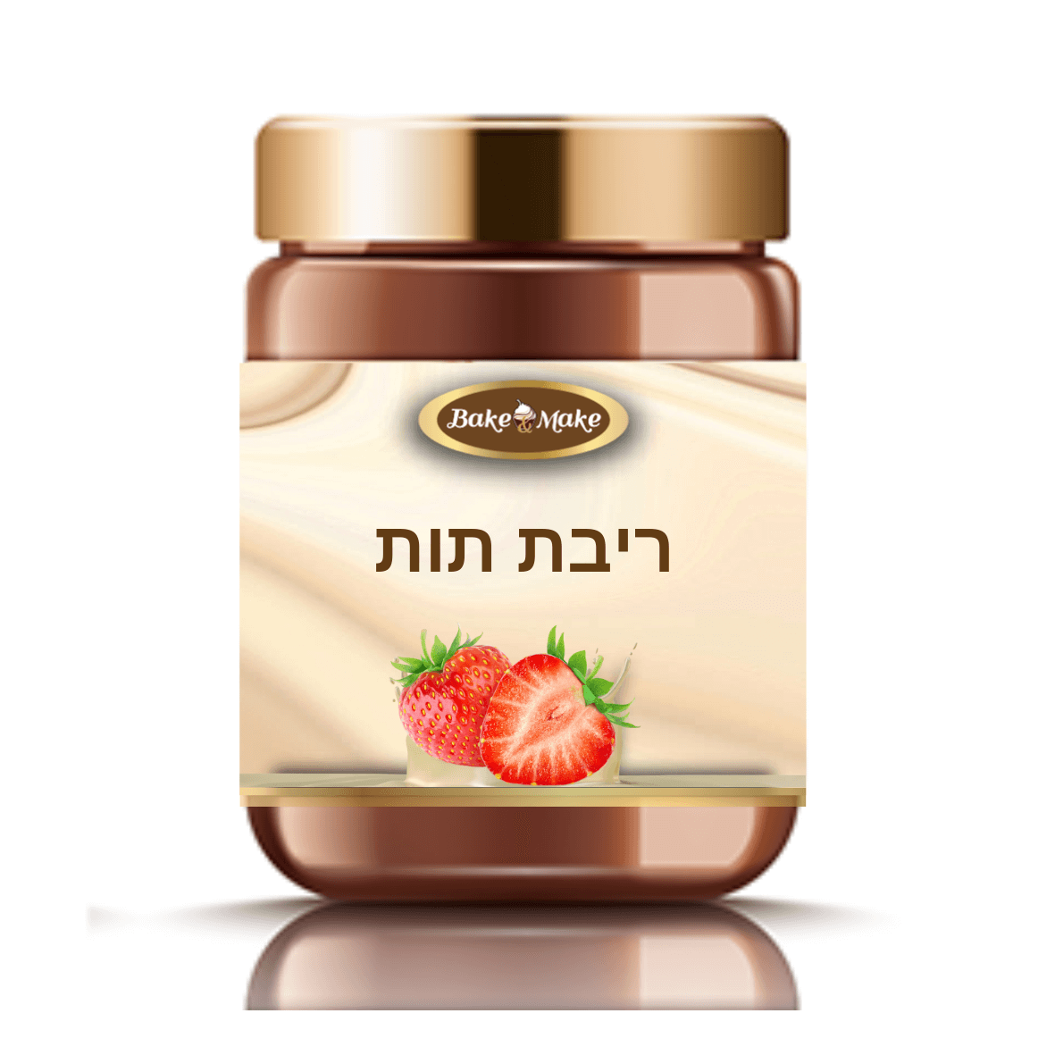ממרח בטעם תות שדה 1 קילו פוליבה