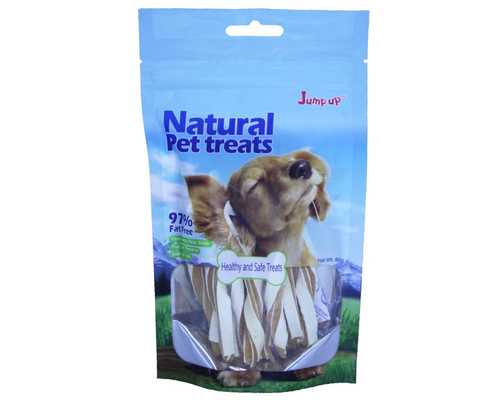 חטיף לכלב ג&#039;אמפ אפ טוויסט רצועות עוף