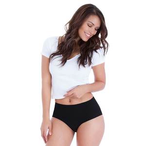 תחתון מחטב לאחר לידה מבד WonderWeave™ רך ונעים - שחור