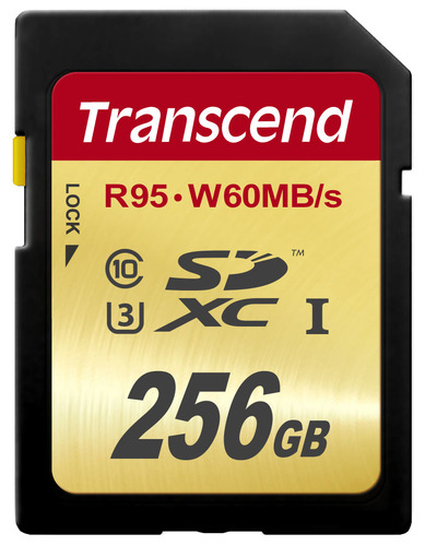 Transcend 256GB SDXC Class10 UHS-I U3