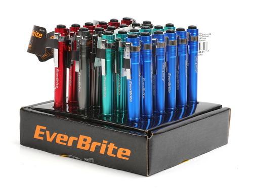 מארז פנס עט מיני צבעוני במגש EVERBRITE E007046WEP