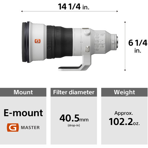 Sony FE 600mm f/4 GM OSS Lens