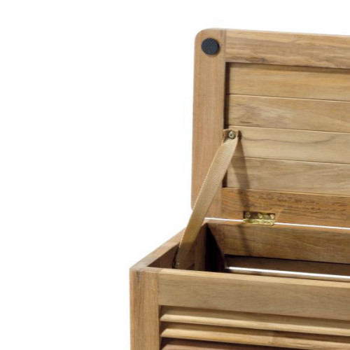 ארגז אחסון גדול מעץ טיק Storage bench