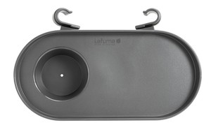 מגש צד אפור לכסא נוח עבור כיסאות LAFUMA