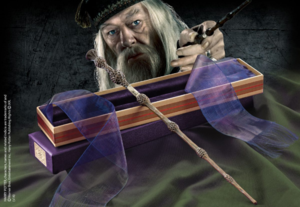 Professor Dumbledore Wand in Ollivanders Box The Nobel collection