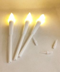 נרות לד בגוון אור חם לפעילות בחנוכה 8 יחידות