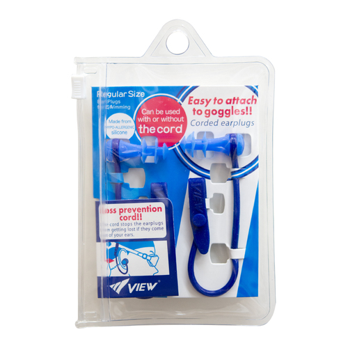 CORDED EAR PLUGS - אטמי אוזניים לשחייה עם איבטוח 