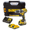 מברגת/מקדחה רוטטת ללא פחמים DCD796D2 תוצרת DEWALT