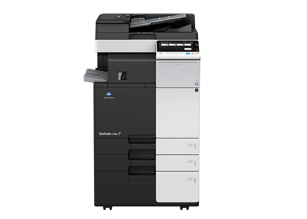 מכונת צילום צבע Konica Minolta Bizhub 258C להשכרה והצבה