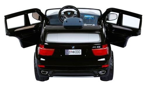 ××›×•× ×™×ª ×××•× ×¢×ª 12V ××™××“×™× BMW X5 ×¢× ×©×ט - שחור
