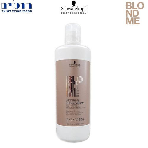 קרם חמצן 12%,%Schwarzkopf Blonde ME: 2% 6% ,9