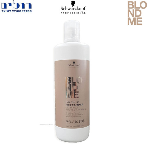קרם חמצן 12%,%Schwarzkopf Blonde ME: 2% 6% ,9