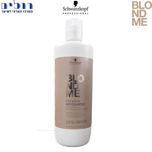 קרם חמצן 12%,%Schwarzkopf Blonde ME: 2% 6% ,9