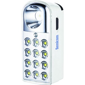 פנס נטען לד נטענת 13led/6W לבן Semicom HY-3013L סמיקום