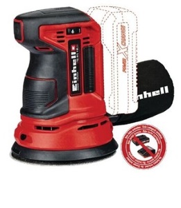 מלטשת עגולה נטענת 18V "5 אקצנטרית דגם EINHELL TE-RS 18 LI גוף בלבד!
