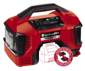 קומפרסור היברידי נטען 18V דגם Einhell PRESSITO גוף בלבד!