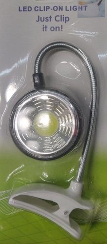 מנורת לד קליפס קטן מתכוונן עיגול