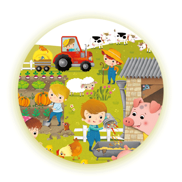 ספר ילדים נפרש - חויה בחווה / פיקוליה