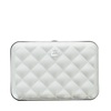  ארנק אלומיניום לנשים עם מנעול מדגם QUILTED BUTTON