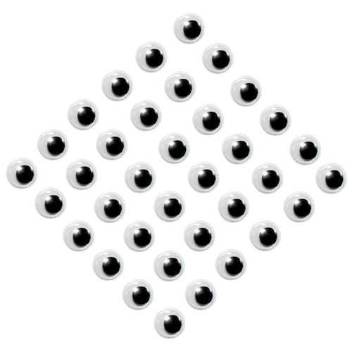 100 עיניים זזות דביקות 15 מ''מ