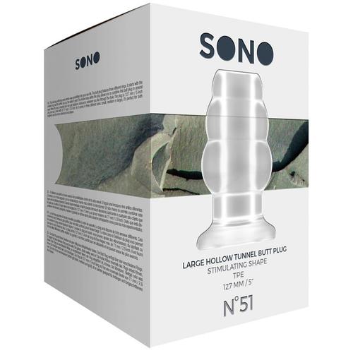 פלאג אנאלי שקוף מיוחד חלול גודל Sono- Tunnel Plug L