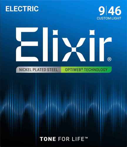 סט מיתרים לחשמלית ELIXIR OPTIWEB 19027  09-46