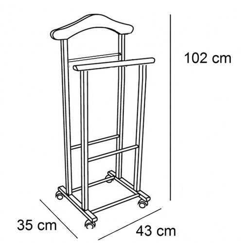 מתלה בגדים לבן ATRI Clothes valet