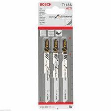 סט להבים למסור אנכי לחומרים רכים BOSCH T 113 A