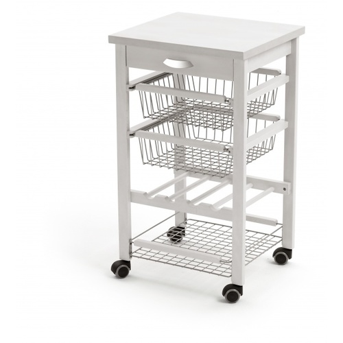 אגרן פונקציונלי לבן ARTURO Kitchen trolley