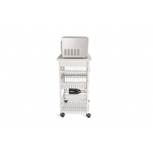 אגרן פונקציונלי לבן ARTURO Kitchen trolley