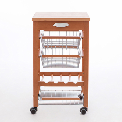 אגרן פונקציונלי מעץ דובדבן  ARTURO Kitchen trolley